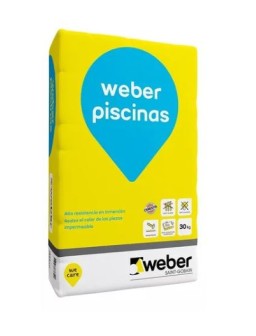 WEBER PEGAMENTO PISCINAS X 30KG