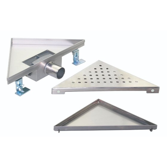 ATRIM DESAGUE TRIANGULAR CERAMIC 25 CM DT250T03