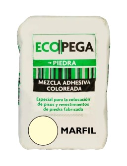 ECOSTONE ECOPEGA PIEDRA X 30 KG MARFIL