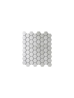 PIU CERAMICA MOSAICO HEXA BLANCO 26X30 C:10U