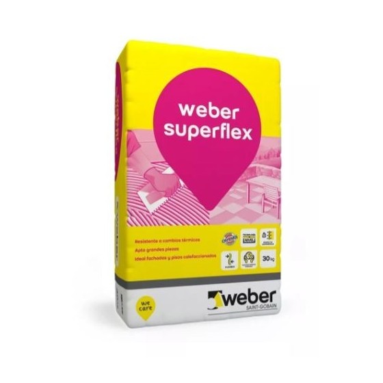 WEBER PEGAMENTO SUPERFLEX X...